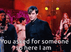 You Asked For Someone Tobey Maguire Dance GIF