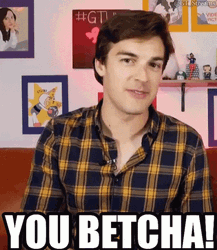 You Betcha Excited Matthew Patrick GIF