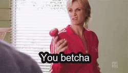 You Betcha Jane Lynch Glee GIF