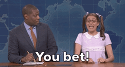 You Betcha Secily Strong SNL GIF