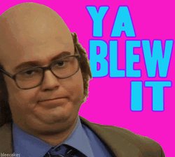 You Blew It Flashing Bald Man GIF