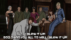 You Blew It Up Archer GIF