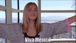 You Boys Like Mexico Girl Open Arms GIF