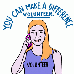 You Can Make A Difference Volunteer GIF