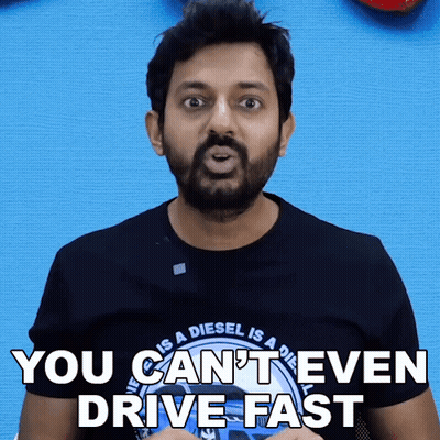 You Cant Even Drive Fast Faisal Khan GIF