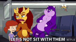 You Cant Sit With Us Big Mouth On Netflix GIF