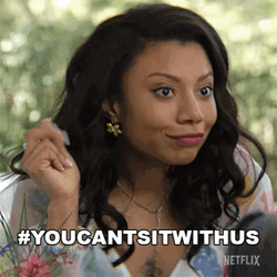 You Cant Sit With Us Gesture GIF