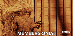 You Cant Sit With Us Members Only GIF