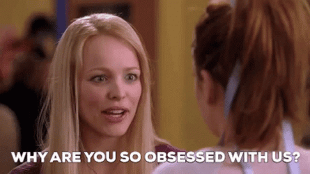 You Cant Sit With Us Rachel McAdams GIF
