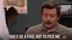 You'd Be A Fool Not To Pick Me GIF
