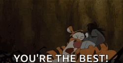 You Da Best Tiger Eeyore Hug