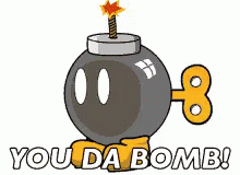 You Da Bomb Rolling Key GIF