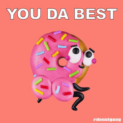 You Da Bomb Twerking Donut GIF