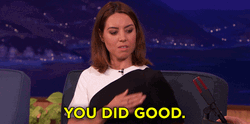 You Did Good Aubrey Plaza GIF