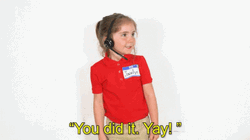 You Did It Yay Happy Girl Raising Arms Meme GIF