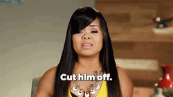 You Didn't Have To Cut Me Off Little Woman GIF