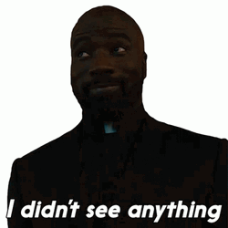 You Didn't See Anything Black Guy GIF