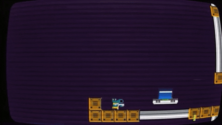 You Died 2D Platformer Game GIF