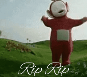 You Died RIP Teletubbies Dead GIF