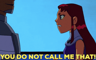 You Do Not Call Me That Man And Woman Standing Together GIF