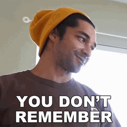 You Dont Remember Wil Dasovich GIF