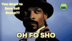 You Down To Save Soil Snoop Fo Sho GIF