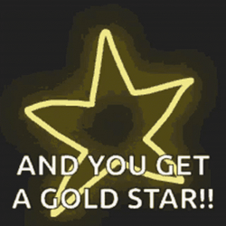 You Get A Gold Star GIF