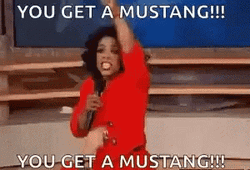 You Get A Mustang Ford GIF