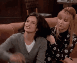 You Go Girl Courteney Cox And Lisa Kudrow GIF