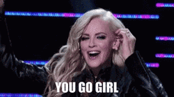 You Go Girl Jenny McCarthy GIF