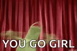 You Go Girl Kermit The Frog GIF