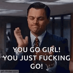 You Go Girl Leonardo DiCaprio GIF