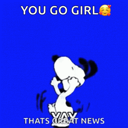 You Go Girl Snoopy Dancing GIF
