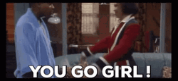 You Go Girl Sweet Couple GIF