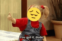 You Got It Dude Pensive Emoji GIF