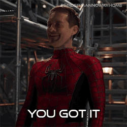 You Got It Peter Parker GIF