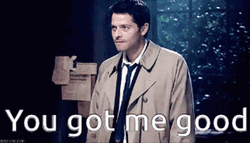 You Got Me Castiel Supernatural GIF