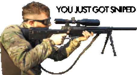 You Got Sniped 360Noscope Sticker GIF