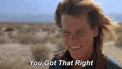 You Got That Right Grinning Kevin Bacon GIF