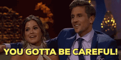 You Gotta Be Careful Says Girl Interviewee GIF