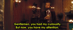 You Had My Curiosity Leonardo DiCaprio Gentlemen GIF
