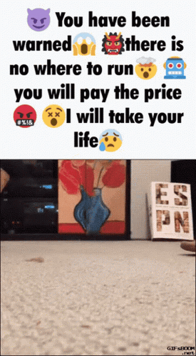 You Have Been Warned No Where To Run GIF