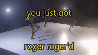 You Just Got Roger Rogerd Droids GIF
