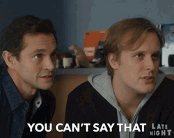 You Keep Using That Word Late Night Movie GIF