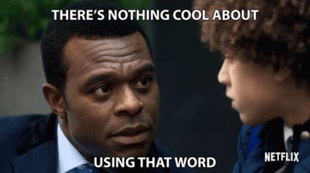 You Keep Using That Word Lyriq Brent GIF