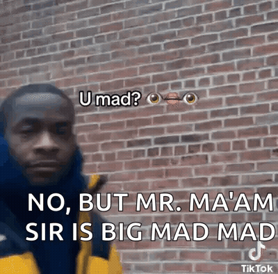 You Mad Funny GIF