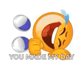 You Made My Day Laughing Emoji Meme GIF