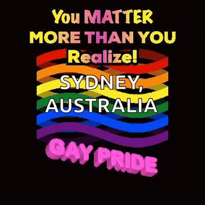 You Matter More Than You Realize Pride Poster GIF