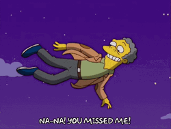 You Missed Moe Szyslak Flying GIF