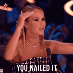 You Nailed It Amanda Holden GIF